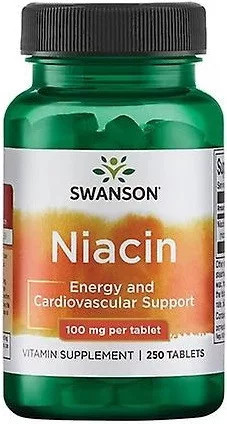 Niacin B3 vitamin 100mg 250 tabletta Swanson 