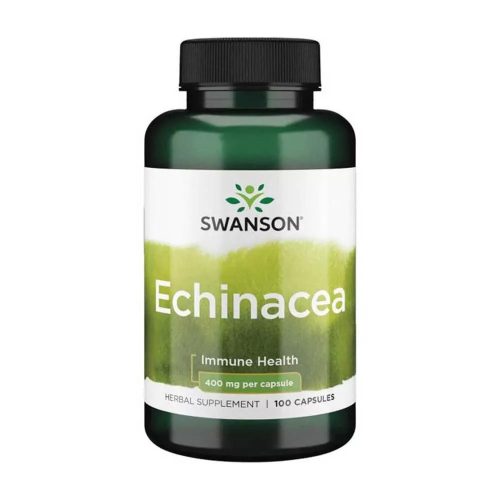 Swanson ECHINACEA (Bíbor kasvirág) 400mg 100 kapszula 