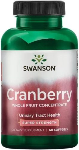 Swanson Cranberry (Tőzegáfonya/Vörös áfonya 12:1 konc) 420mg 60 kapszula 