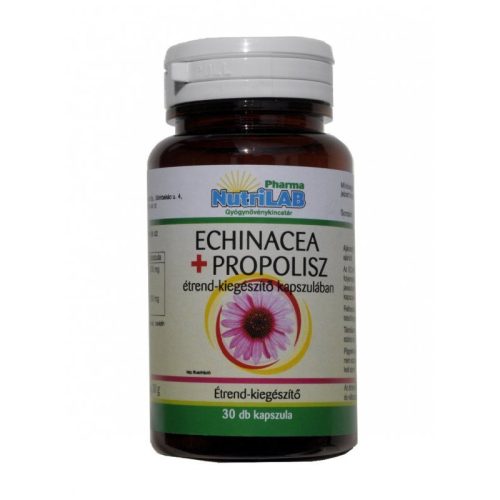 Nutrilab Echinacea + Propolisz kapszula – 30db