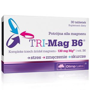 Magnéziumhiány? Olimp Labs TRI-MAG B6™ - 30 tabletta