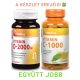 C-1000 tabletta + D3 2000 vitamin duo pack Vitaking