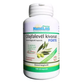 NutriLAB Olajfalevél kivonat Forte 500mg 100 vega kapszula
