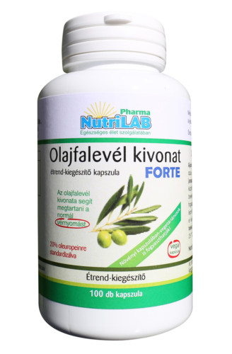 NutriLAB Olajfalevél kivonat Forte 100 vega kapszula