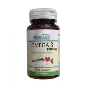   NutriLAB Norvég Premium OMEGA 3 Halolaj Forte 1000 mg 30db lágyzselatin kapszula 