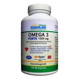   NutriLAB Norvég Premium OMEGA 3 Halolaj Forte 1000 mg 150 db lágyzselatin kapszula 