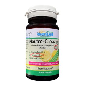 NutriLAB NEUTRO-C-vitamin 400 mg  gyomorkímélő vega 90x