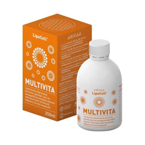Hymato Lipocell Multivita Liposzomális multivitamin narancs ízesítés 250ml