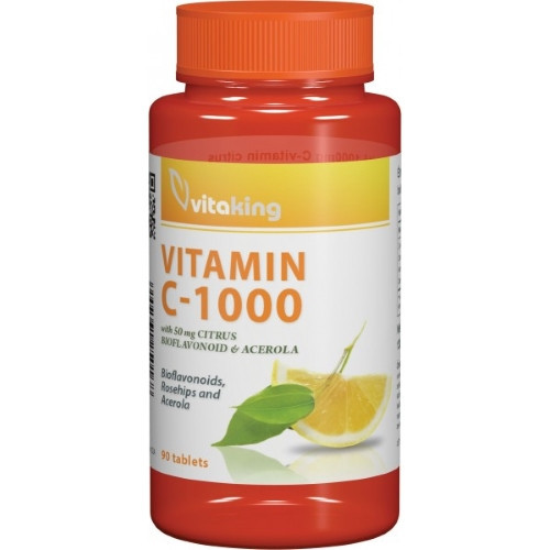 C-vitamin 1000mg Bioflavinos (90) Vitaking