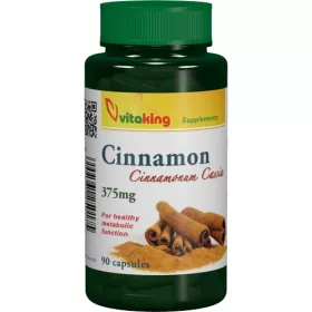 Vitaking Fahéj kéreg kapszula 375 mg 90 db