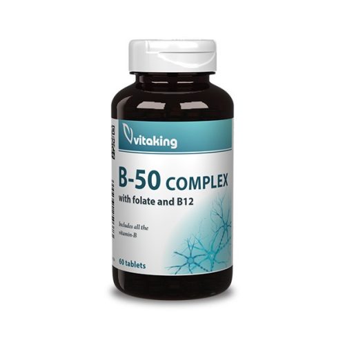 B-50 komplex vitamin 60 tabletta Mega B50 Vitaking