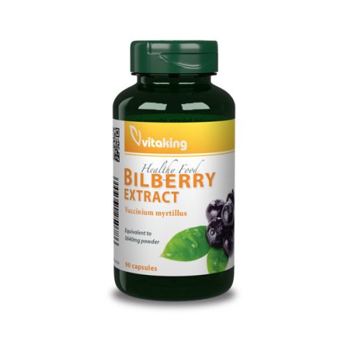 Fekete áfonya Bilberry extract 90 kapszula Vitaking