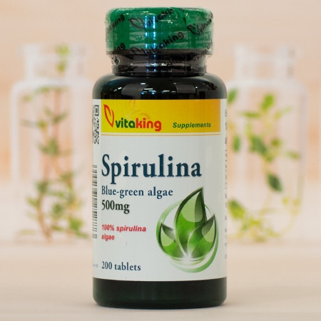 Spirulina alga 200 tabletta Vitaking