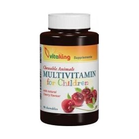 Vitaking Multivitamin rágótabletta meggyes 90 tabletta