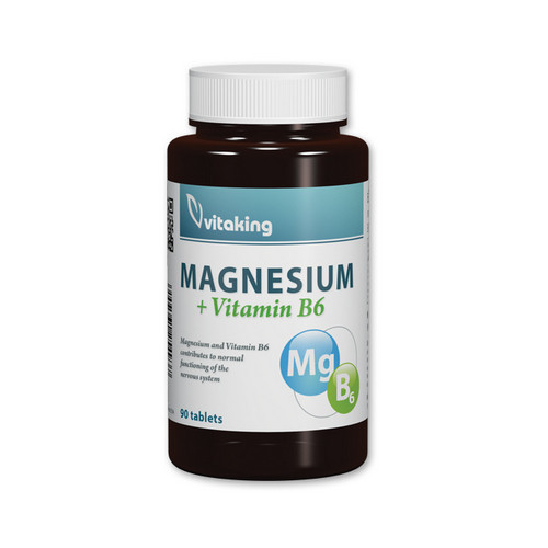 Magnezium citrat+B6 vitamin Vitaking 
