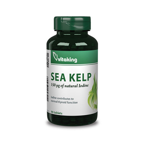 Sea Kelp (jód) nyomelem 90 tabletta Vitaking