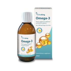   Vitaking Omega-3 halolaj (triglicerid) magas DHA tartalommal 150ml
