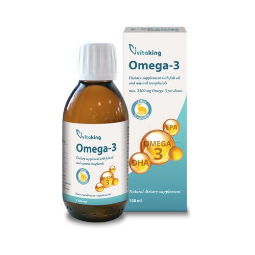 Omega-3 halolaj (triglicerid) magas DHA tartalommal 150ml