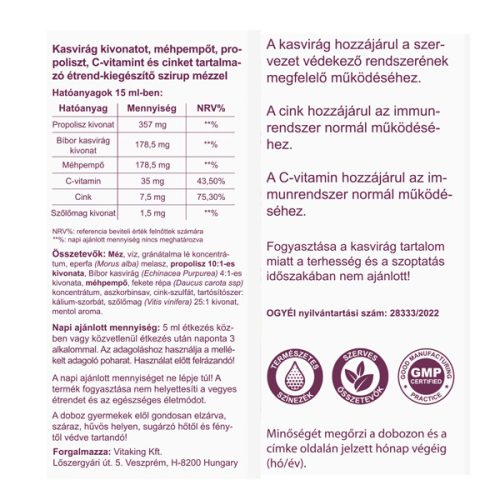 Vitaking Propolisz szirup 100 ml 