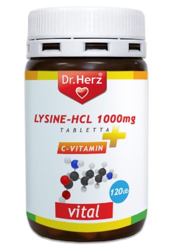 Lysine-HCL + C-vitamin 1000mg 120 tabletta Dr. Herz 