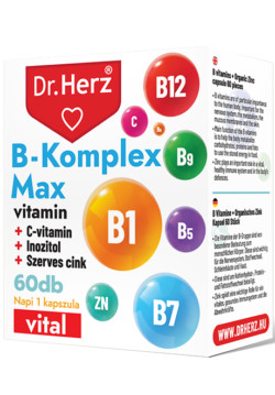 Dr. Herz B-Komplex MAX+Inozitol+C-vitamin+Szerves Cink