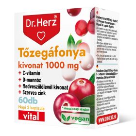   Dr. Herz Tőzegáfonya vörösáfonya kivonat 1000 mg 60 db kapszula 