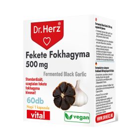 Dr. Herz Fekete Fokhagyma 500 mg 60 kapszula