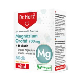 Dr. Herz Magnézium Orotát 700 mg + B6-vitamin 60 kapszula