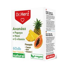 Dr. Herz Ananász Papaya Noni C-vitamin 60 kapszula