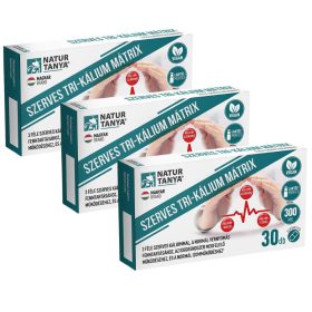   Natur Tanya Szerves Tri-Kálium Mátrix 3x1 doboz, 3x30db tabletta csomagban olcsóbb!