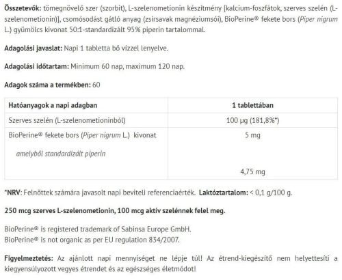 Natur Tanya Szelén Extra 60 tabletta 