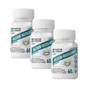  Natur Tanya Kalcium-biszglicinát BioPerine és D3-vitamin 3x1 doboz, 3x 60 tabletta csomagban olcsóbb!