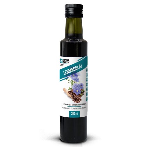 LENMAGOLAJ - prémium aranysárga gourmet olaj, külsőleg és belsőleg 250 ml Natur Tanya®