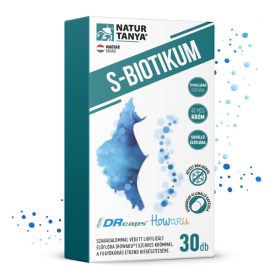    Natur Tanya S-BIOTIKUM (SLIMBIOTIKUM) – szabadalommal védett liofilizált élőflóra (HOWARU®), szerves krómmal 30 kapszula
