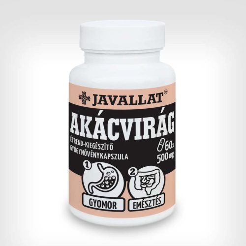 Javallat Akácvirág étrend-kiegészítő gyógynövénykapszula - 60 db
