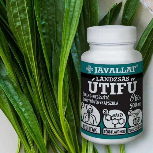 Javallat Lándzsás Útifű étrend-kiegészítő gyógynövénykapszula - 60 db
