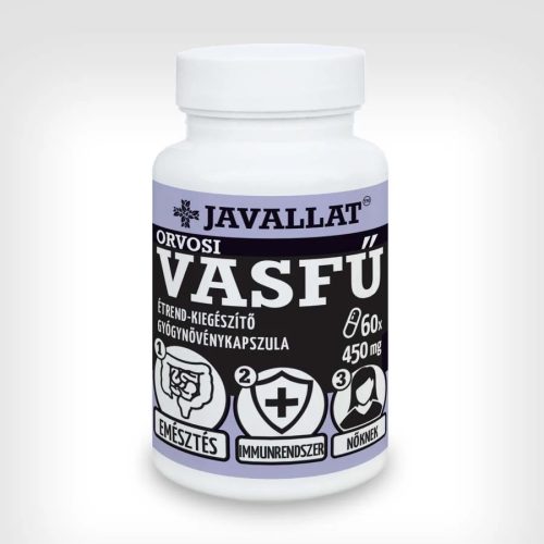Javallat Orvosi vasfű étrend-kiegészítő gyógynövénykapszula - 60 db