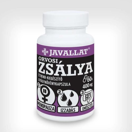 Javallat Orvosi Zsálya étrend-kiegészítő gyógynövénykapszula - 60 db