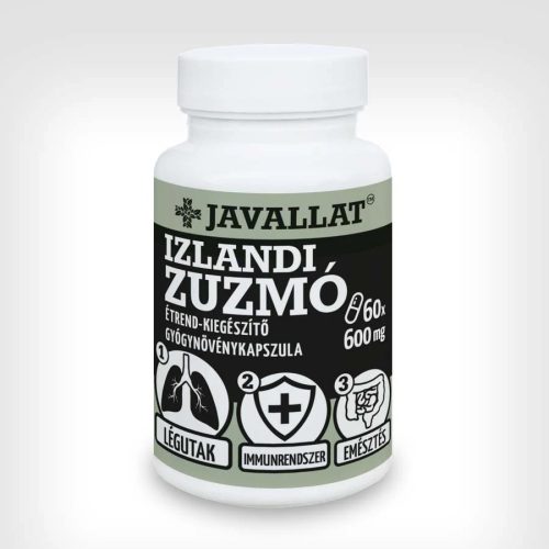 Javallat Izlandi zuzmó étrend-kiegészítő gyógynövénykapszula - 60 db