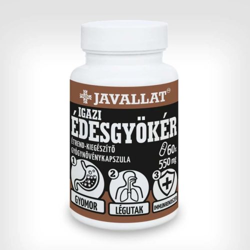 Javallat Igazi Édesgyökér étrend-kiegészítő gyógynövénykapszula - 60 db
