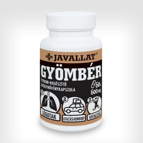 Javallat Gyömbér gyógynövénykapszula - 60 db