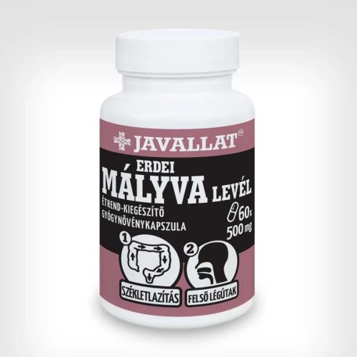 Javallat Erdei mályva levél kapszula - 60 db
