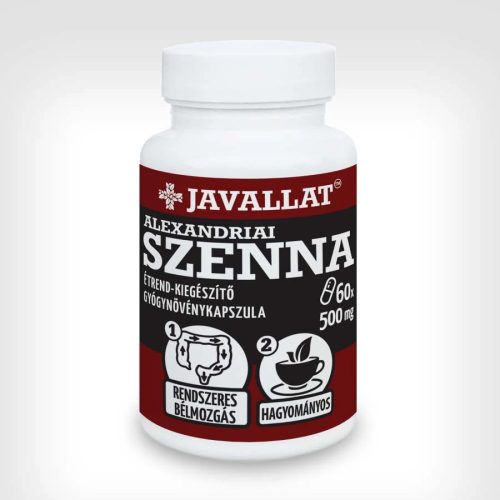 Javallat Alexandriai Szenna étrend-kiegészítő gyógynövénykapszula - 60 db