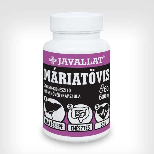 Javallat Máriatövis étrend-kiegészítő gyógynövénykapszula - 60 db