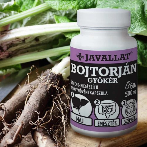 Javallat Bojtorjángyökér étrend-kiegészítő gyógynövénykapszula - 60 db