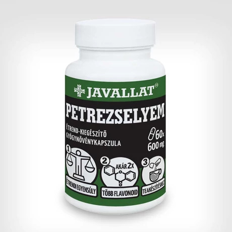 Javallat Petrezselyem 600mg étrend-kiegésézítő gyógynövény 60 kapszula