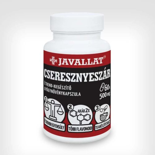 Javallat Cseresznyeszár étrend-kiegészítő gyógynövénykapszula - 60 db