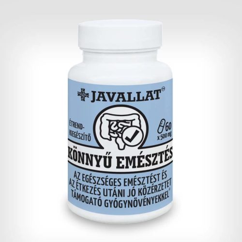 Javallat Könnyű emésztés gyógynövénykapszula - 60 db