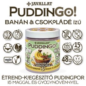   PuddinGo!® Banán és csokoládé ízű étrend-kiegészítő pudingpor