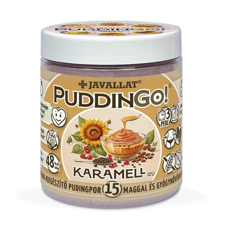 PuddinGo!® Karamell ízű étrend-kiegészítő pudingpor 360g